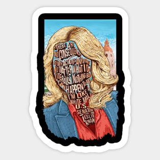 Leslie Knope Sticker